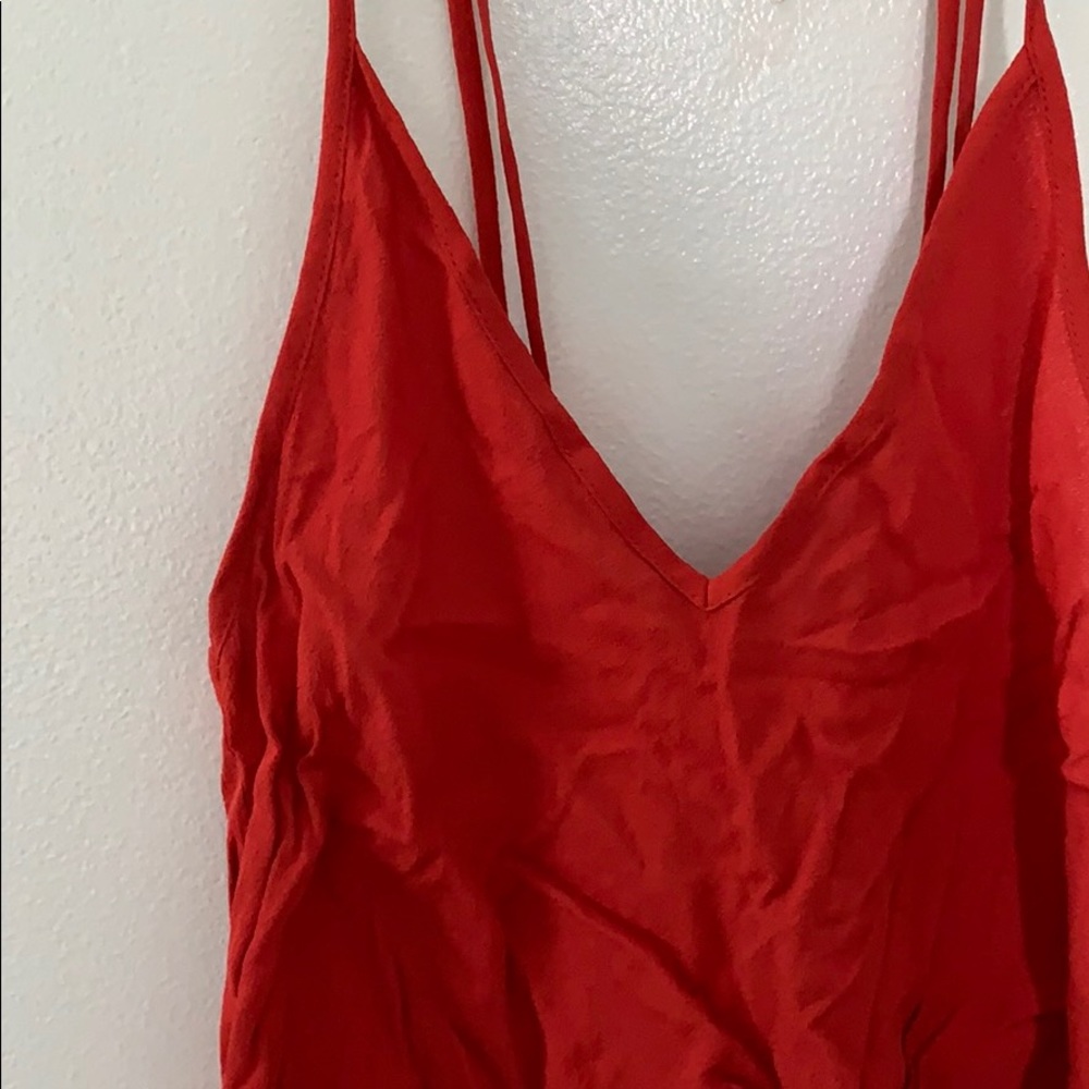 Red Crop Top